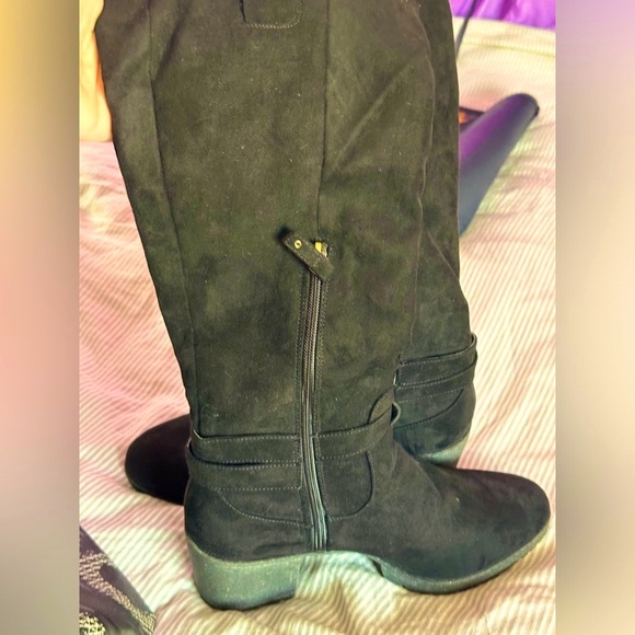 ⭐️NWOT DR.SCHOOL’S KNEE-HIGH BOOTS, Sz. 10, Vegan Suede🌻, Stunning! 😍 - Picture 6 of 15